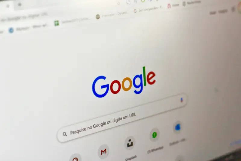 Google search page on a laptop screen, representing SEO for Brisbane businesses